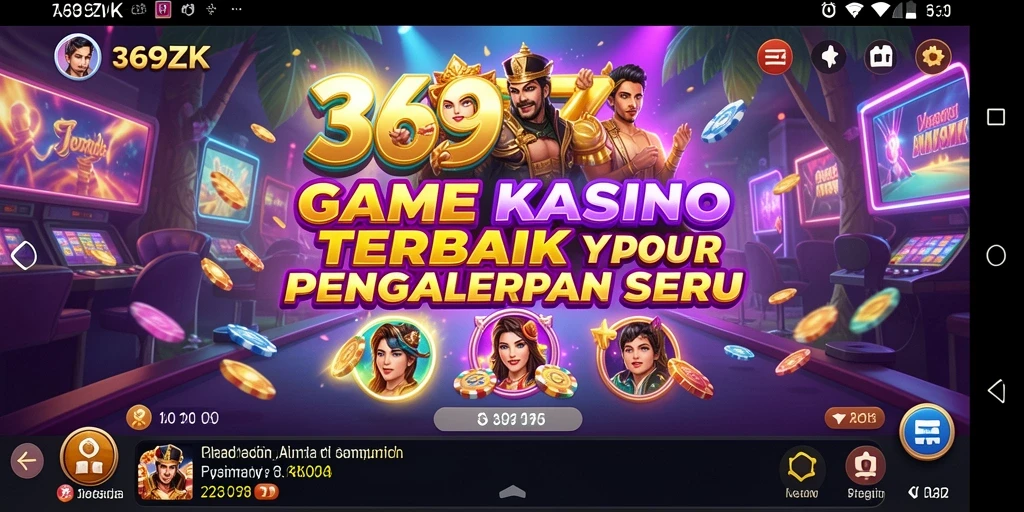 Tampilan gameplay menarik dari 369ZK dengan efek visual menawan.