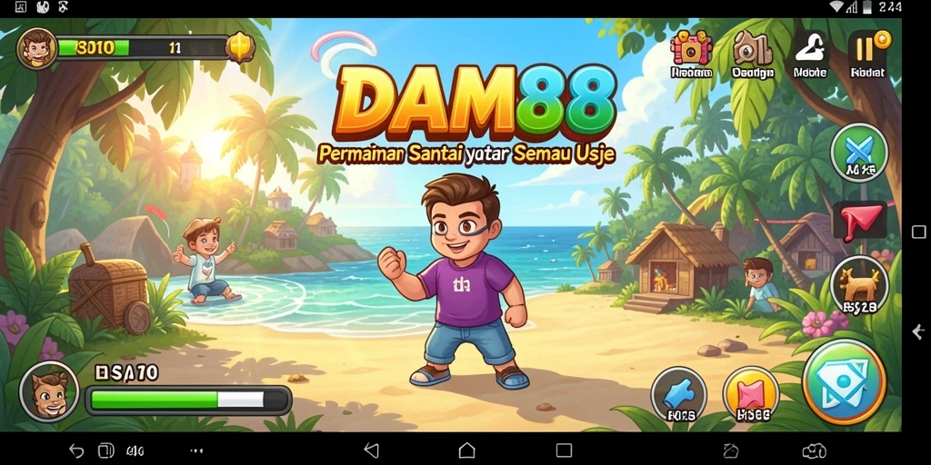 Screenshot dari gameplay DAM88 yang seru dan menghibur.