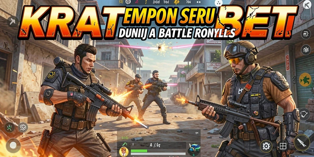 Tampilan gameplay seru KRATONBET dalam aksi Battle Royale.