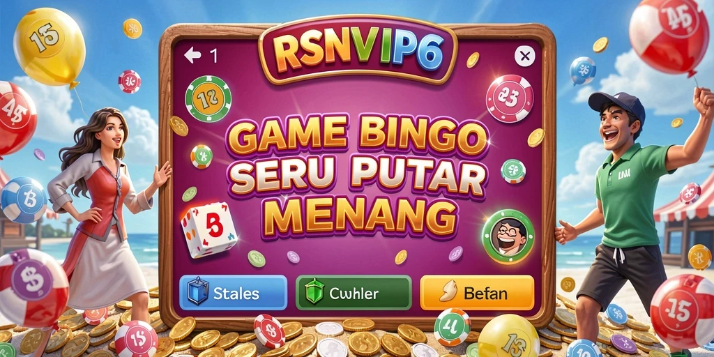 Tampilan utama gameplay Bingo RSNVIP6 yang menarik.